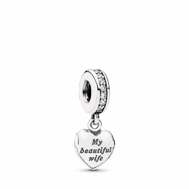 Pandora My Beautiful Wife Dangle Charm Silver Egypt ZL6304278